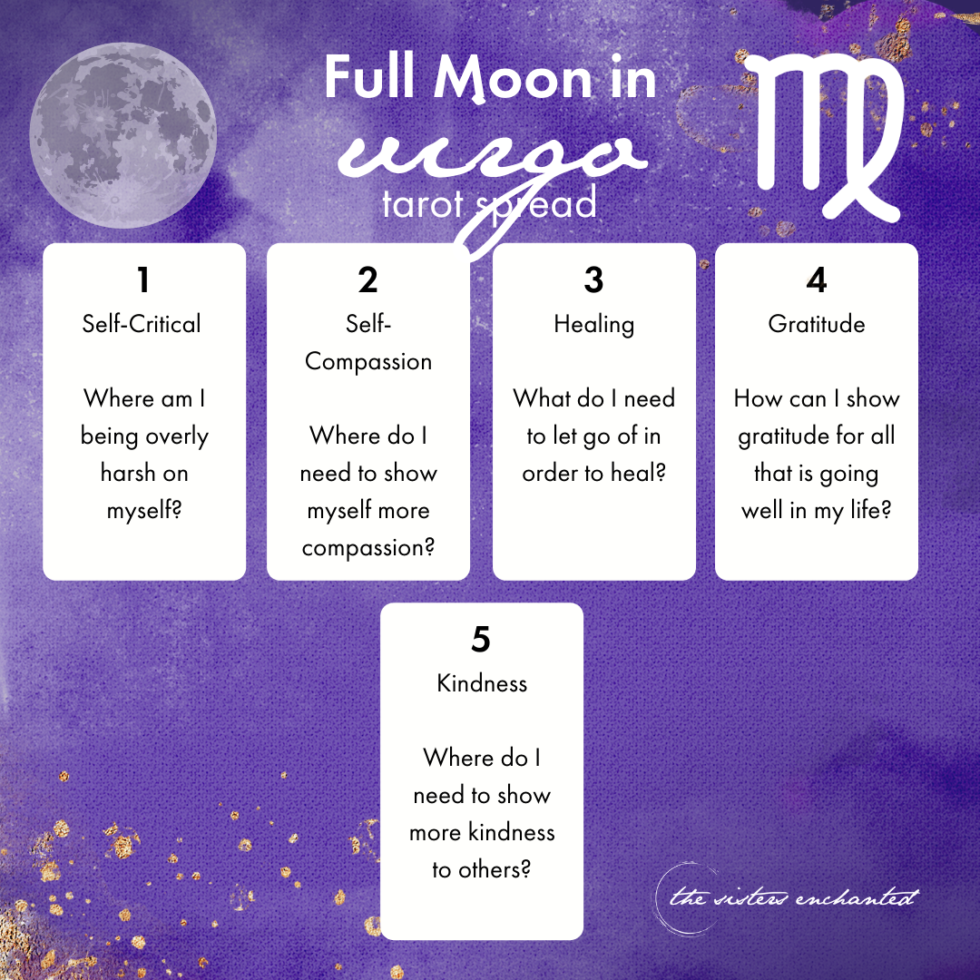 Virgo Full Moon Tarot Spread The Sisters Enchanted