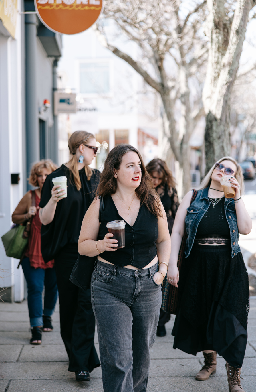 The Sisters Enchanted community walking together