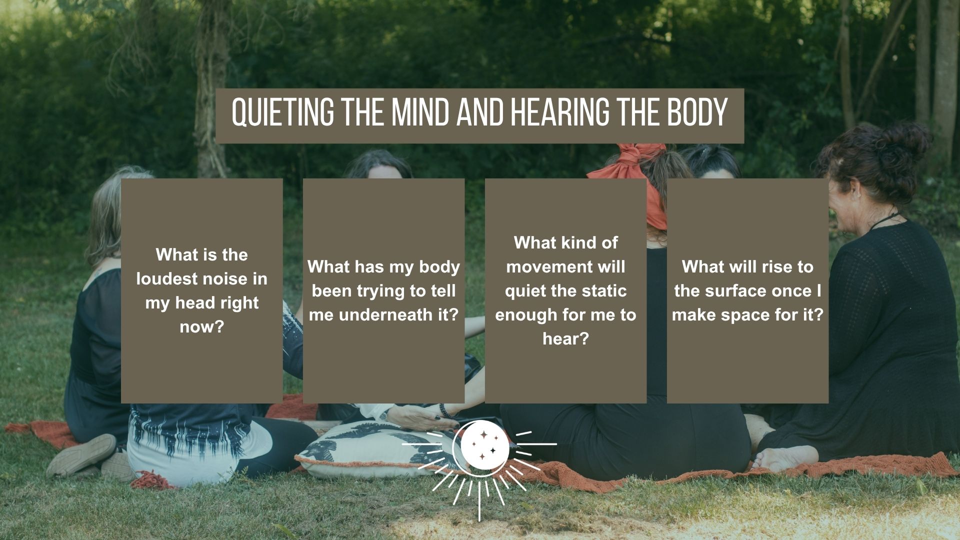 Quieting the Mind and Hearing the Body tarot spread